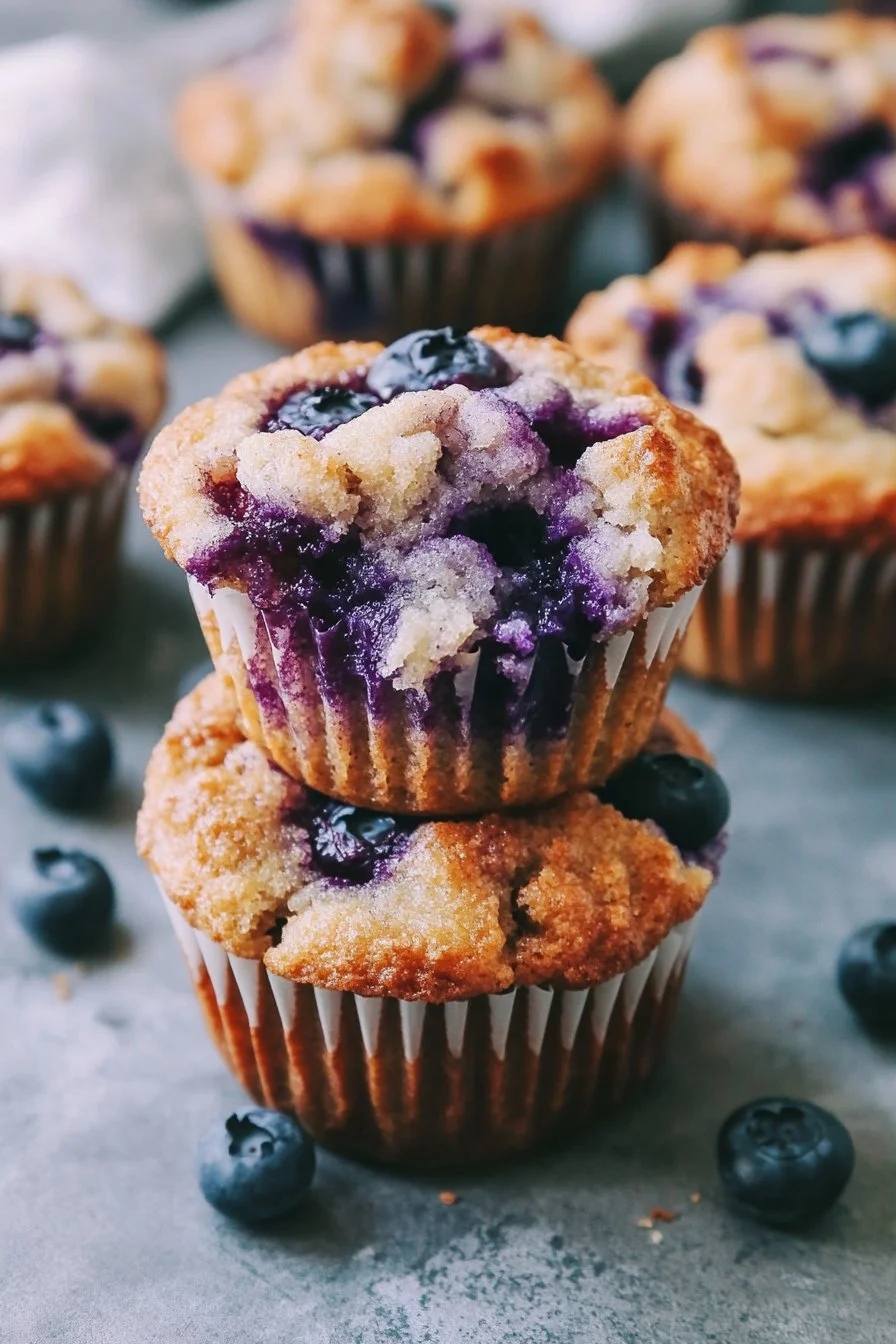 Blåbärs Monkey Bread Muffins