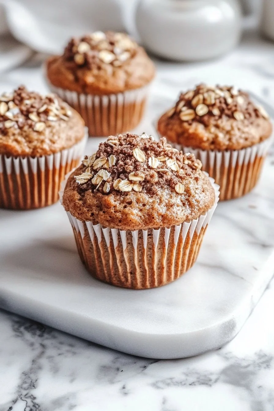 Äpple Kanel Havre Muffins
