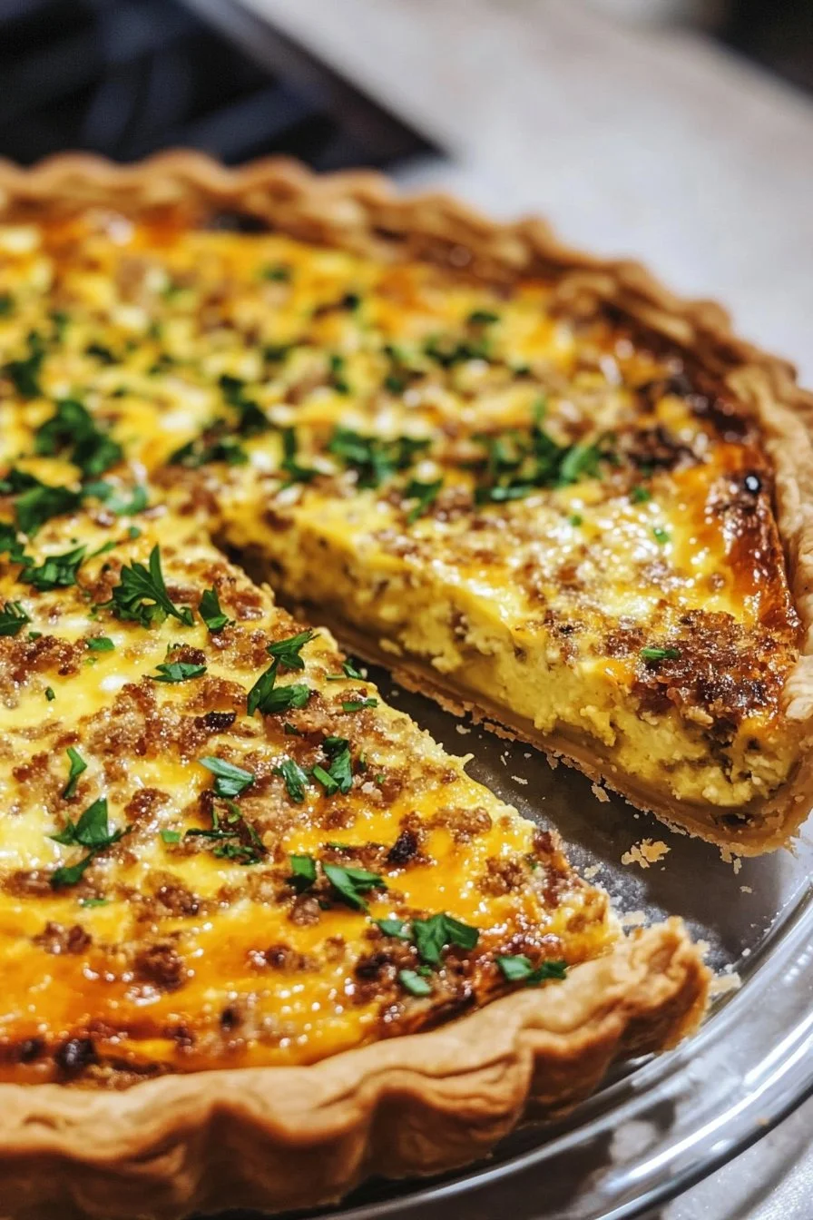 Lätt frukostquiche