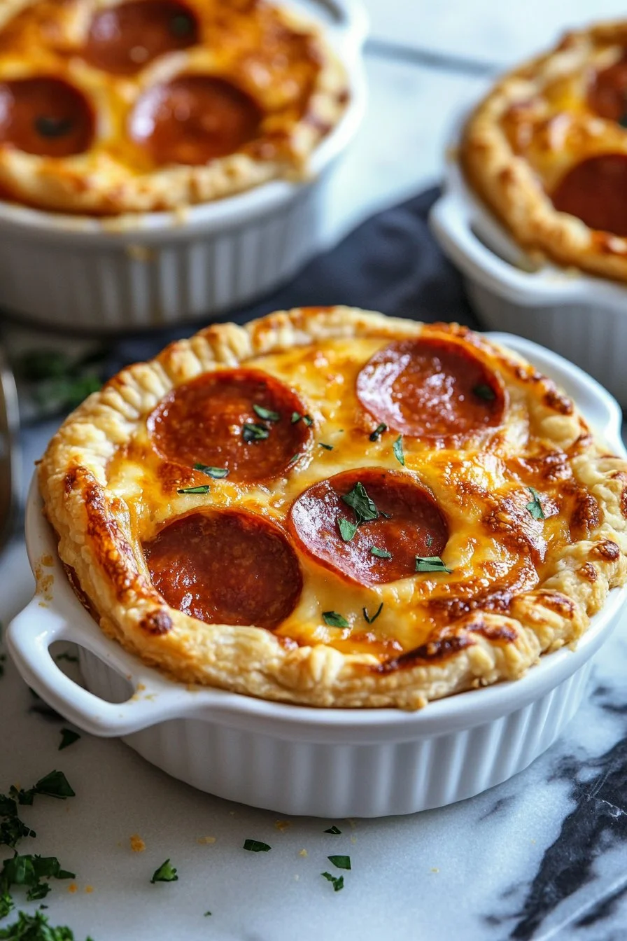 Pizza Pot Pies: Den Ultimata Komfortmaten