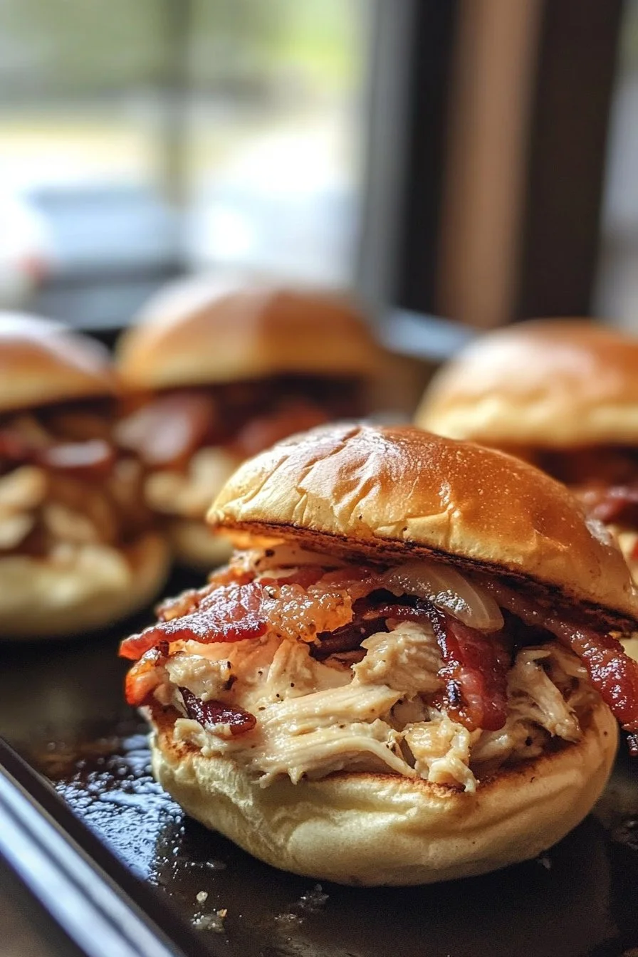 Kyckling Bacon Ranch Sliders