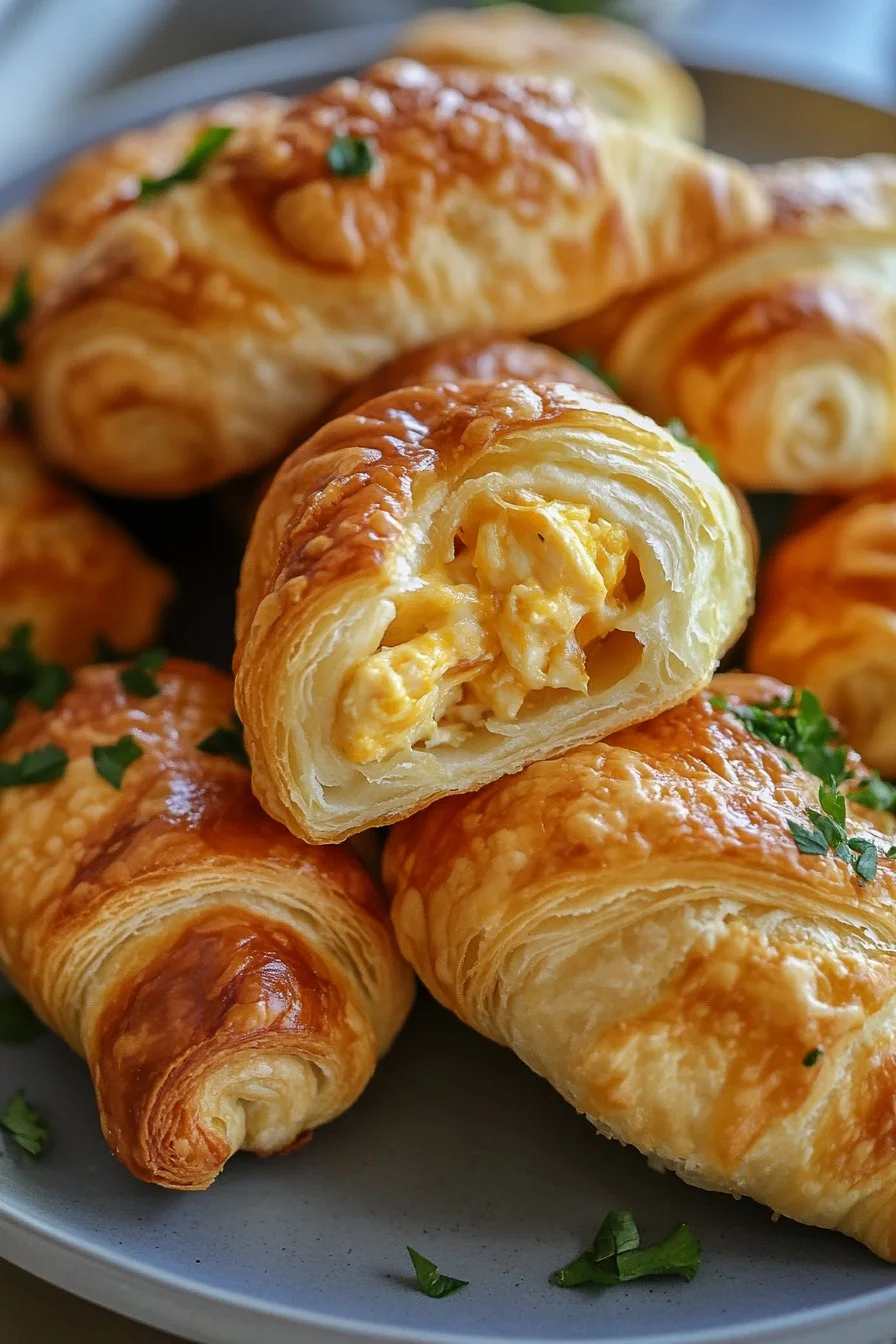 Smält-i-munnen Ostkyckling Croissantrulle