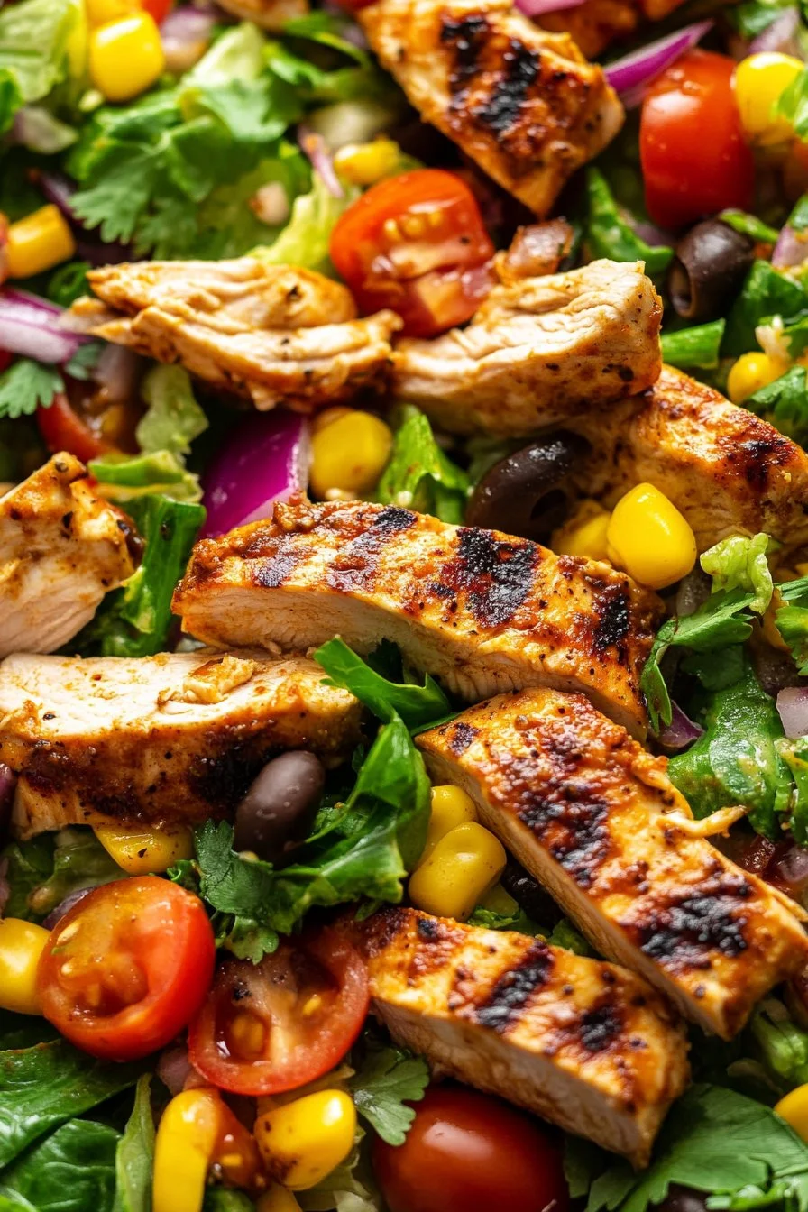 Sydvästra kycklingsallad