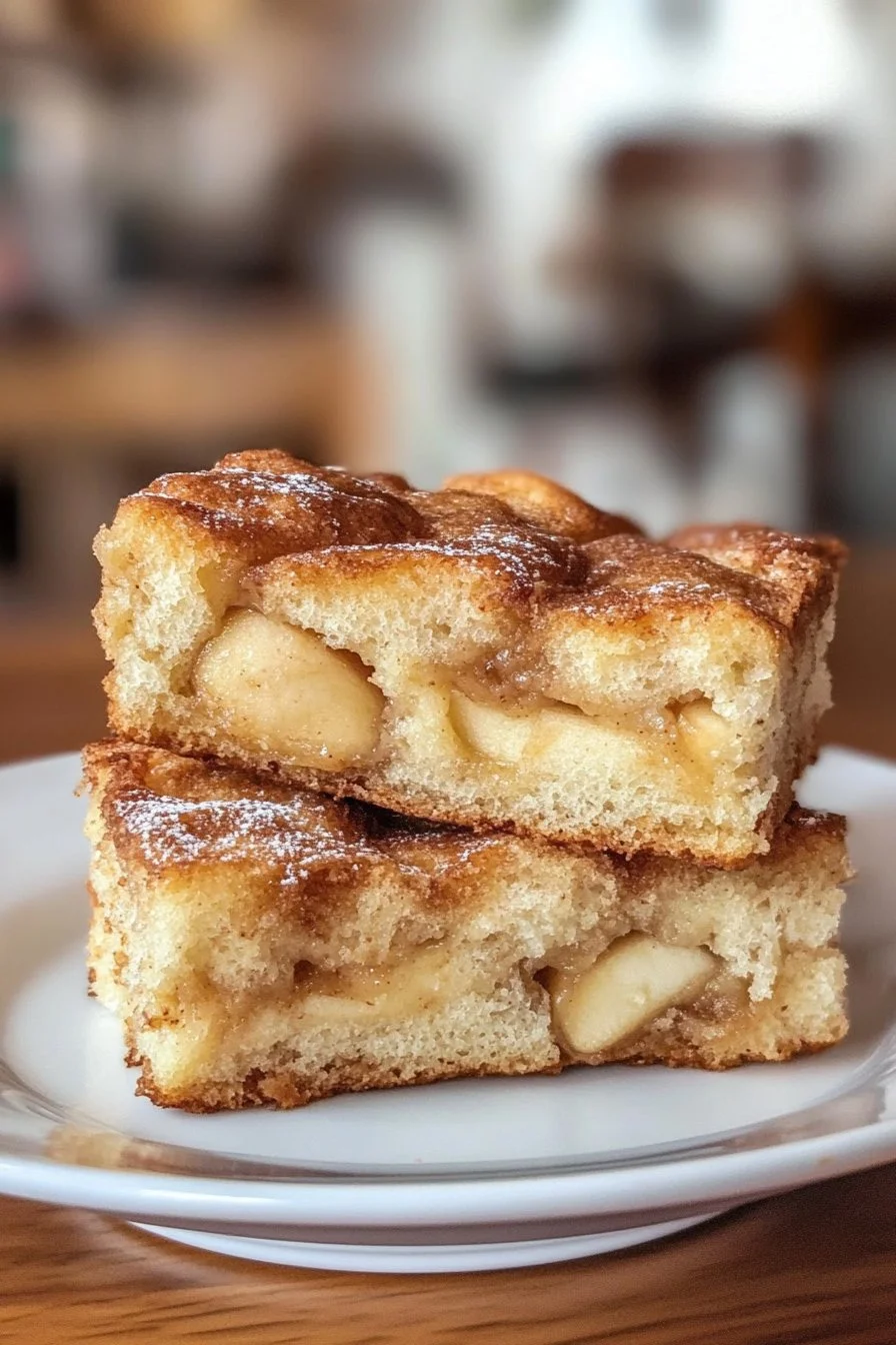 Amish äppelfritterbröd
