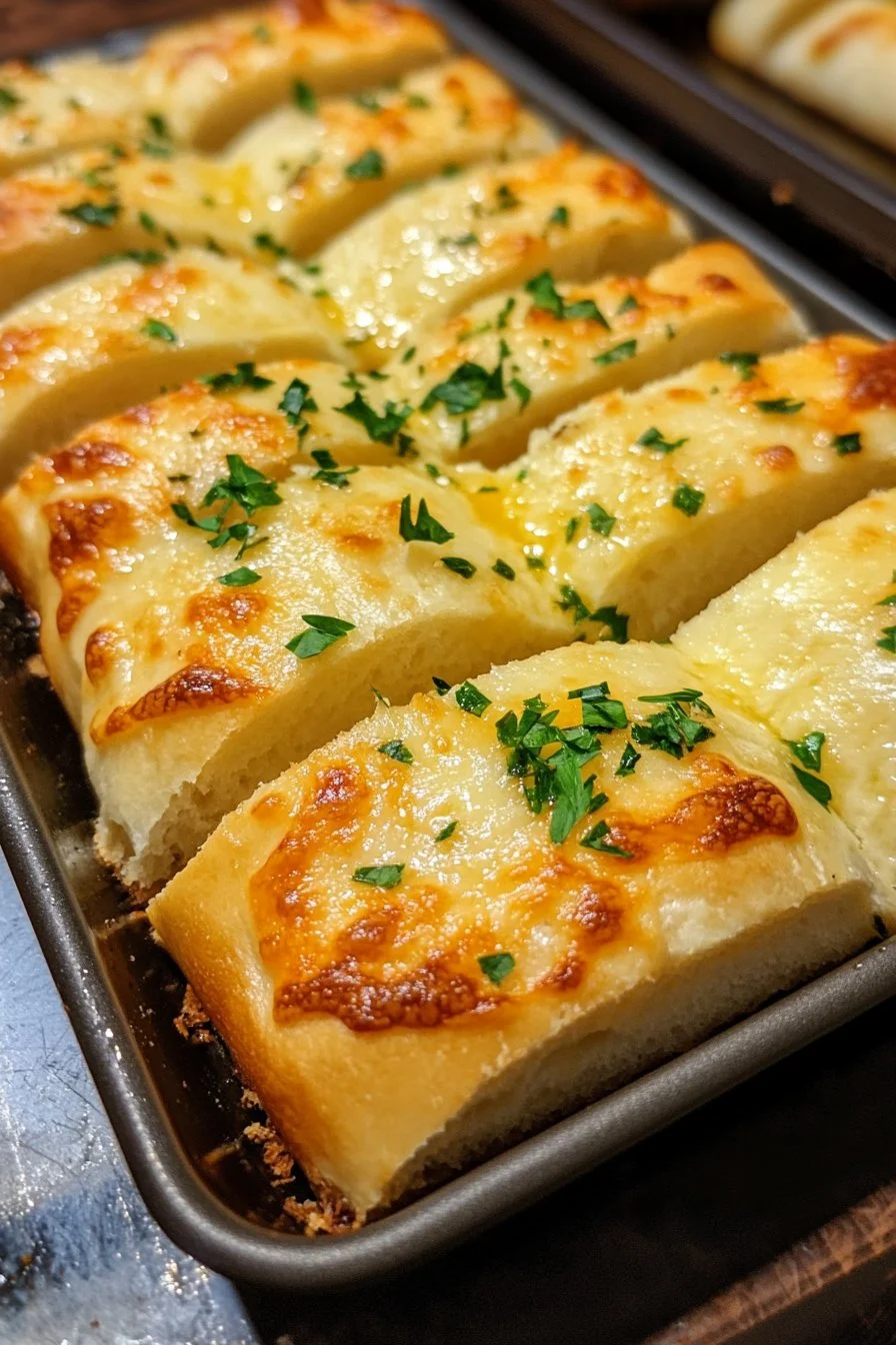 Ostig hawaiiansk rullbrödsvitlökbröd