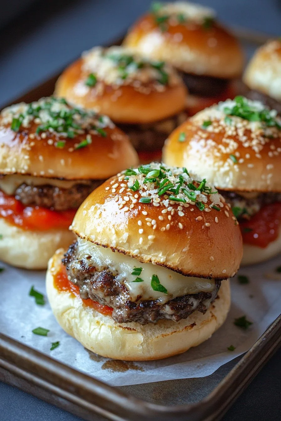 Vitlöks- och parmesanchipburgarbomber