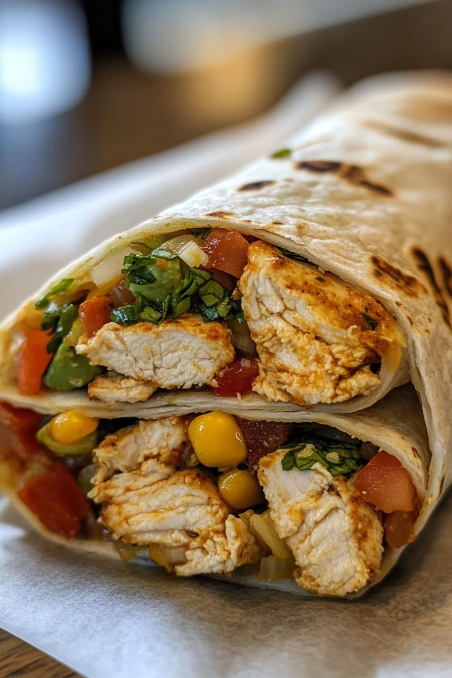 Sydvästlig Kyckling Wrap
