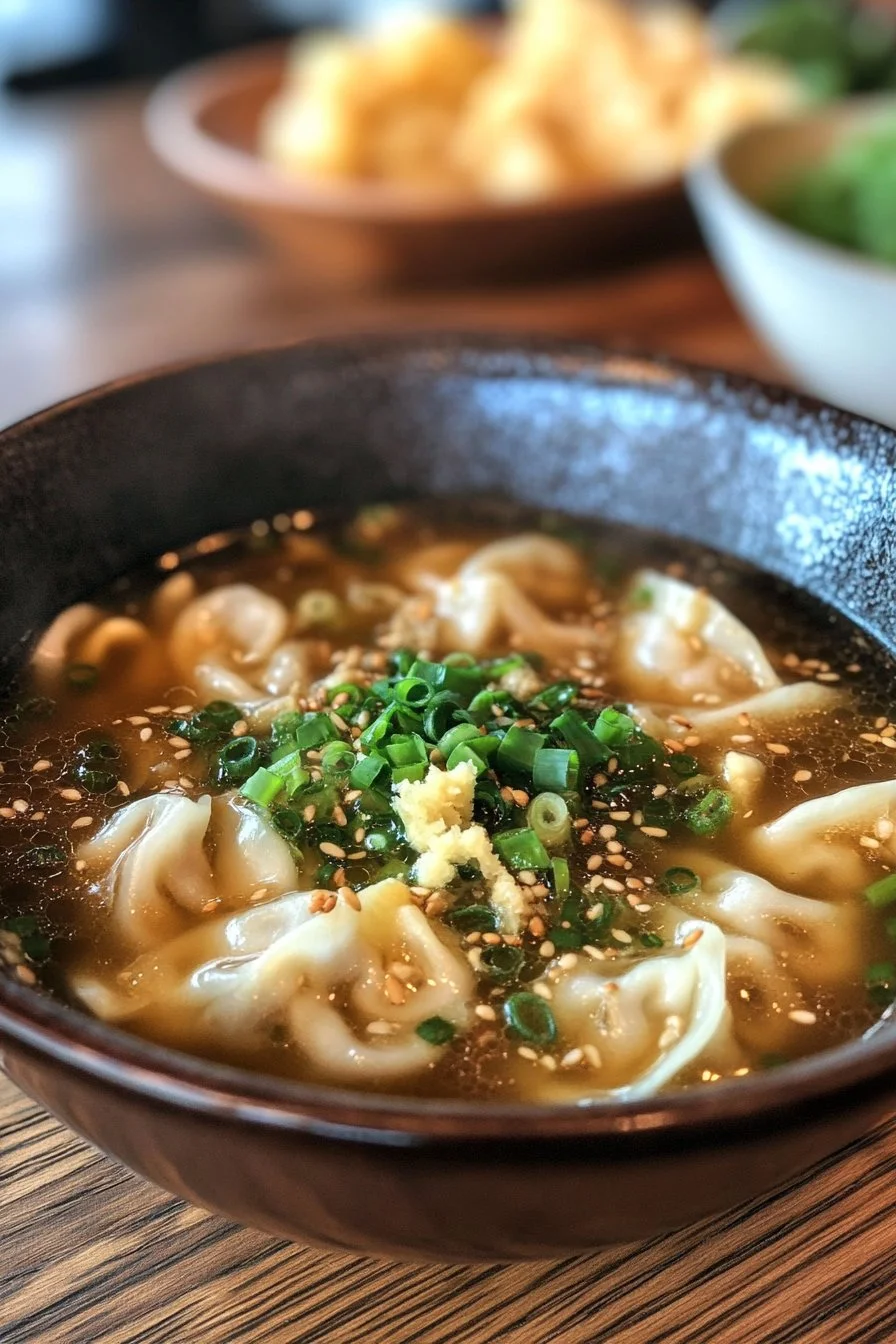 Gyoza soppa