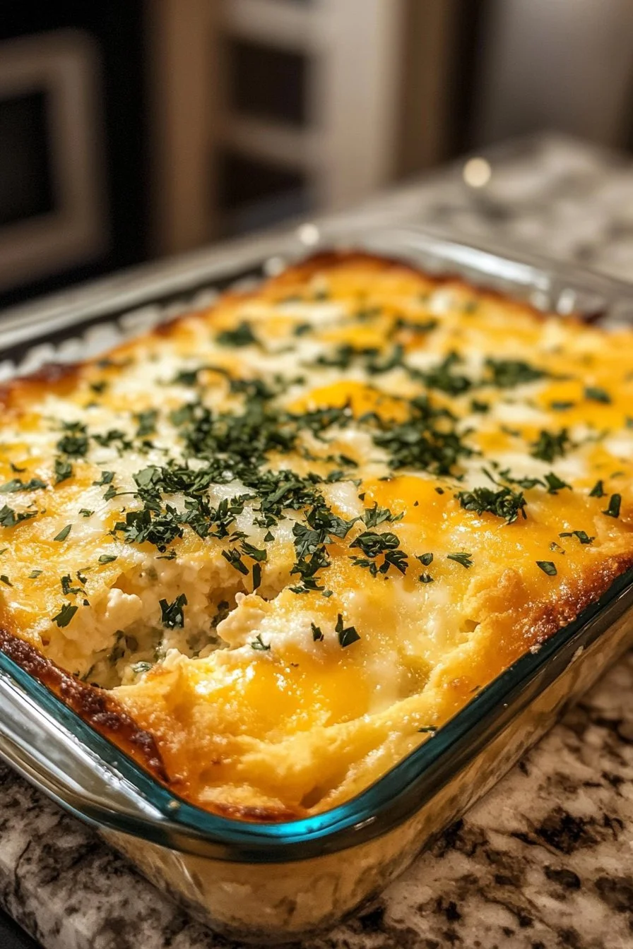 Cheddar Bay Biscuit Äggfrukostgratäng