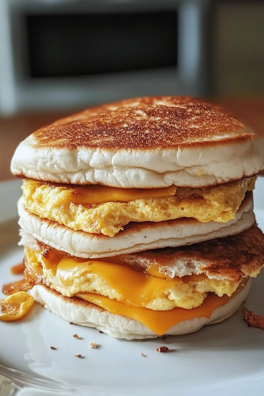 Enkel Hemlagad McGriddle Frukostsmörgås
