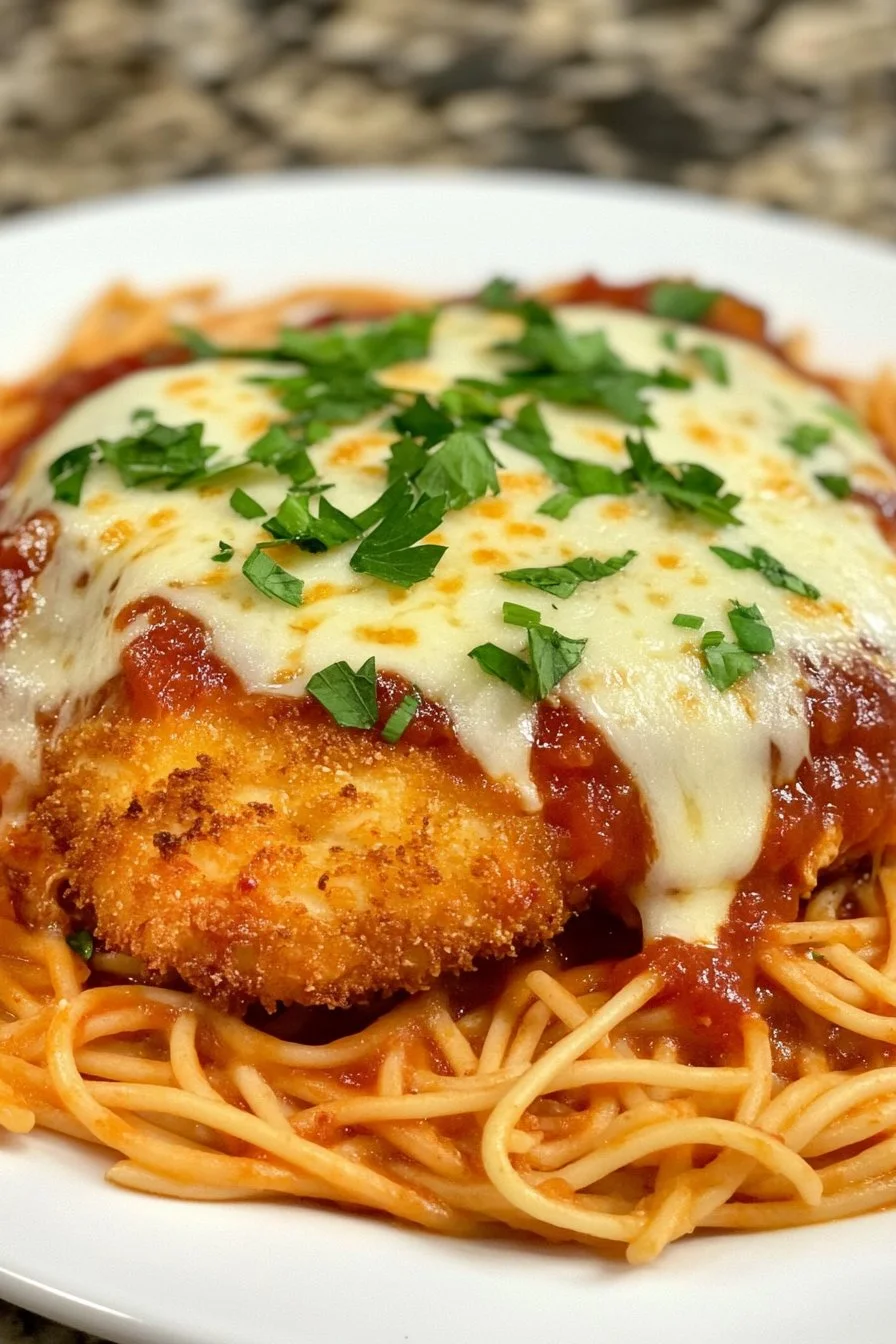 Krispig Luftfritera Kyckling Parmesan