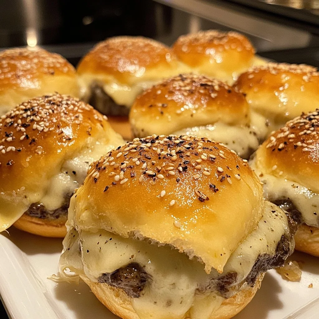 Vitlöks- och parmesanchipburgarbomber med krispiga chips och smakrik vitlök.
