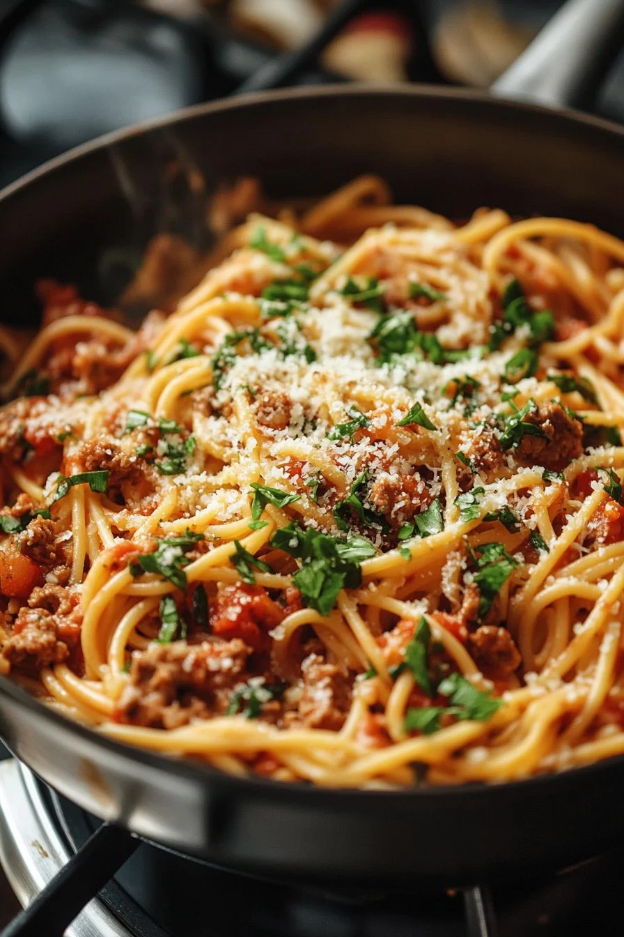 Enpanna Pasta (Det Bästa Receptet!)