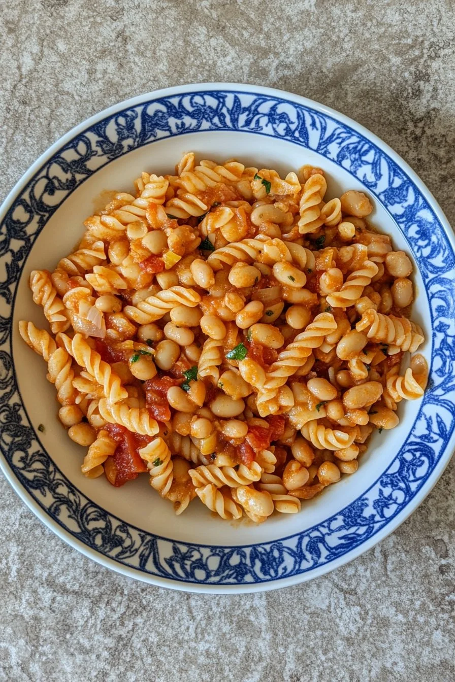 Pasta och bönor