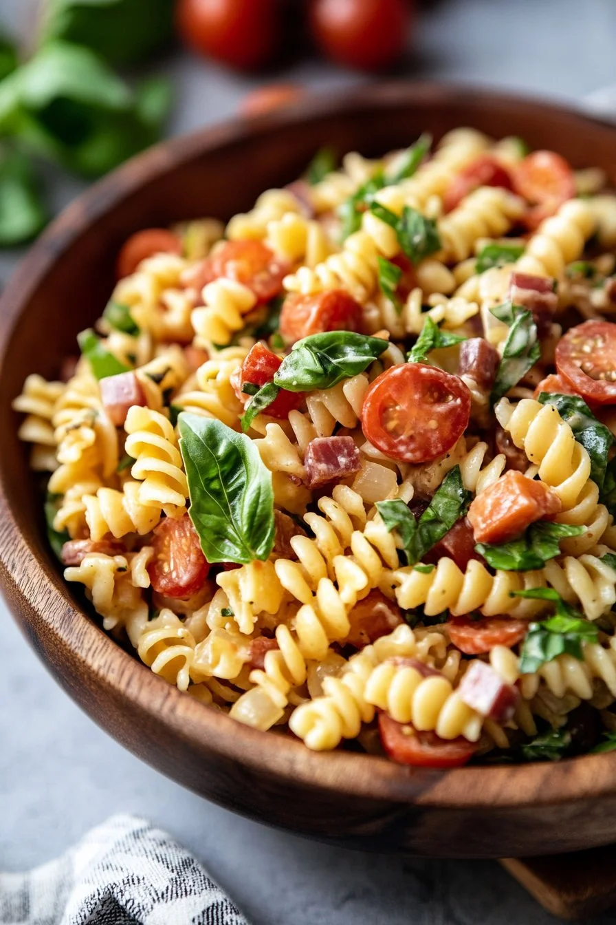Bästa Glutenfria Laktosfria BLT Pasta Sallad