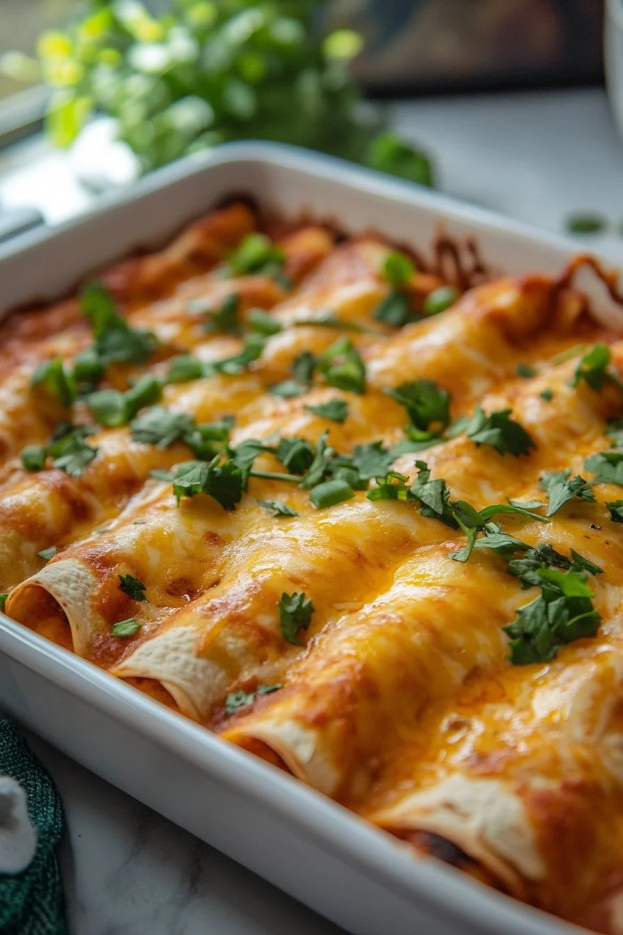 Ultimata Snabb och Lätt Kyckling Enchiladas