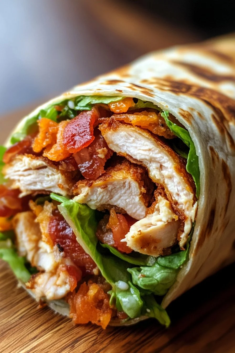 Krispig Kyckling Bacon Ranch Wrap