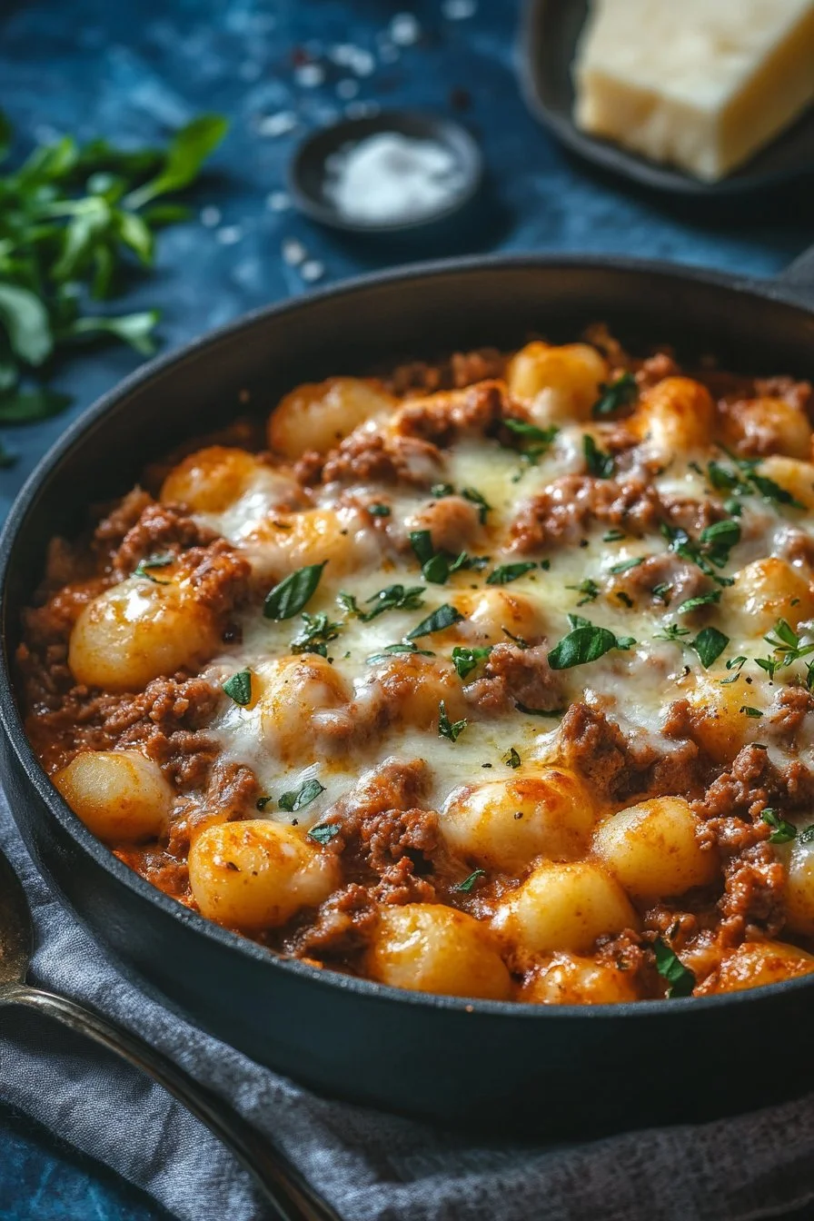 Krämig Köttfärs Gnocchi