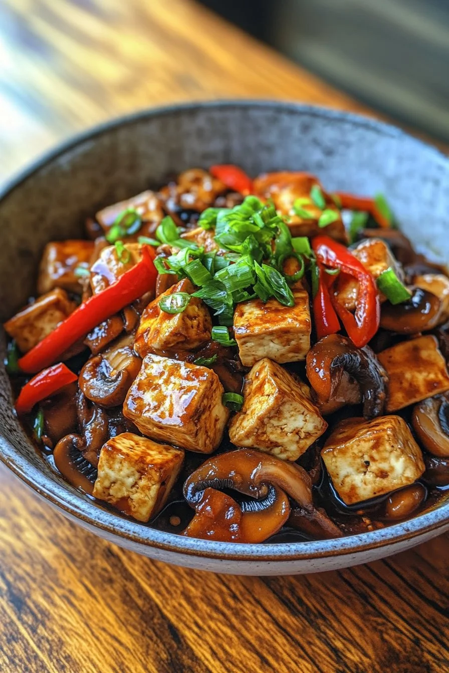 Svamp- och tofu-stek