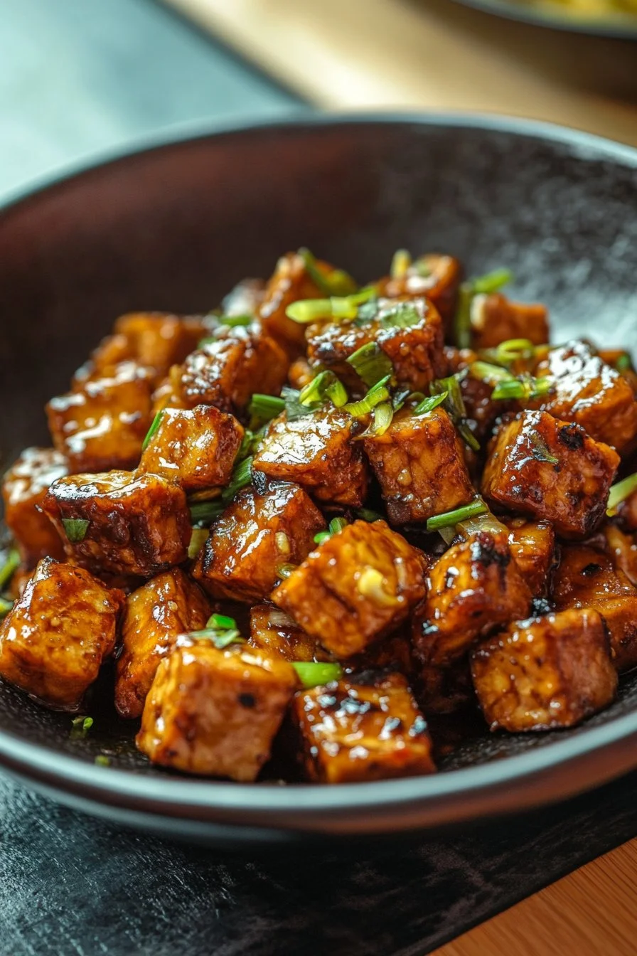 Tempeh Wok med Honungsglasyr