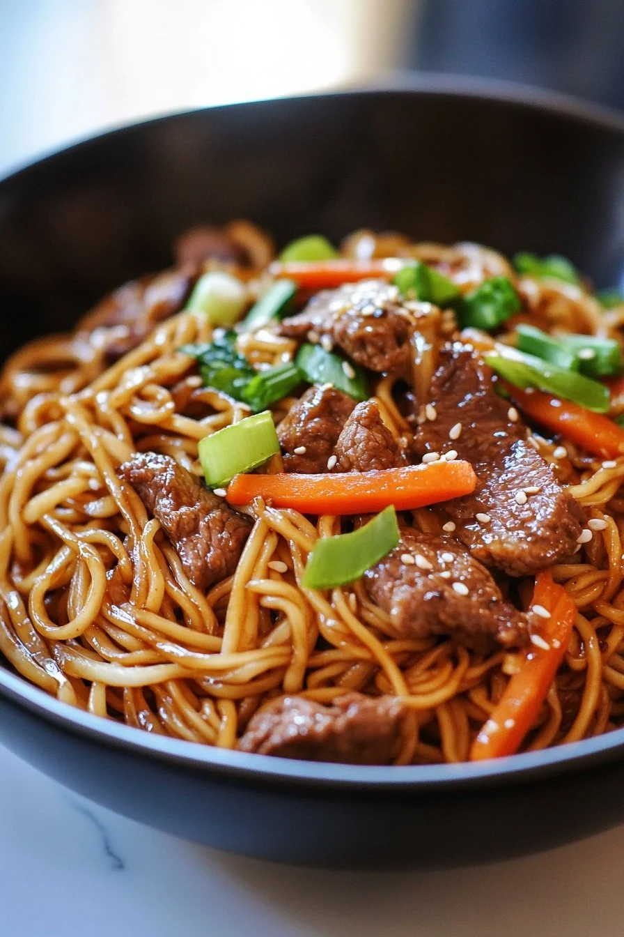 Nötkött Lo Mein