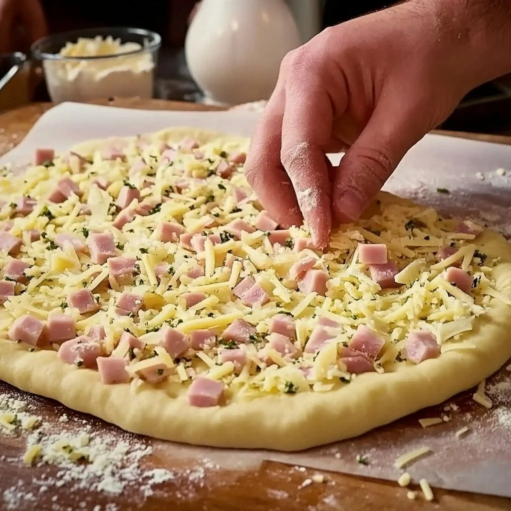 Läckra blåsbullar som serveras som förrätter
