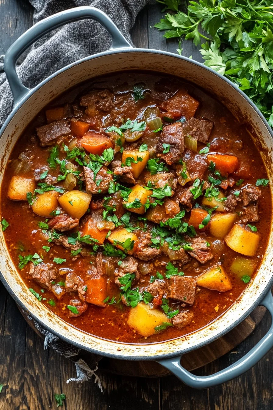 Enkelt Viltköttsgulasch
