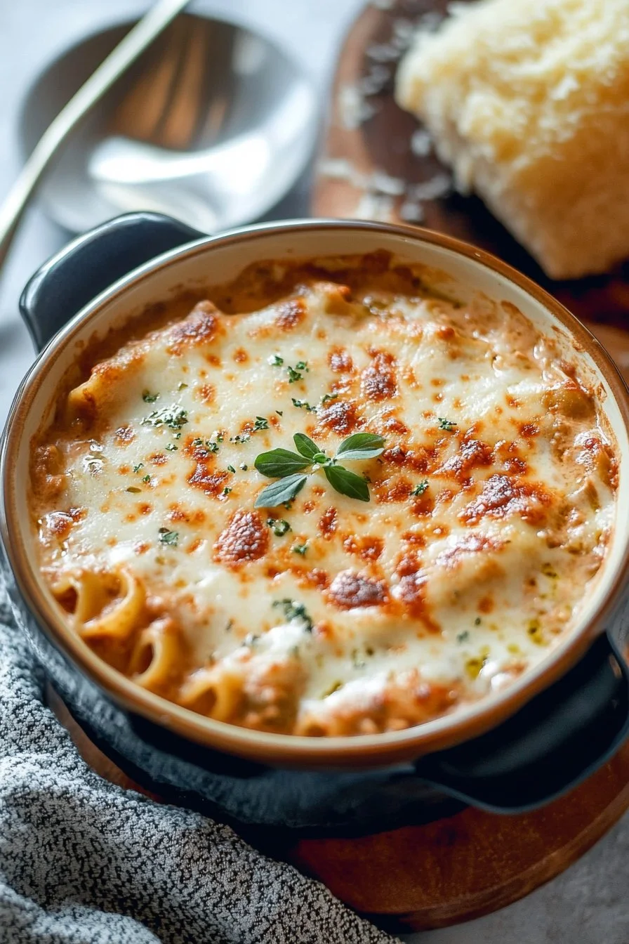 Lätt krämig lasagne soppa