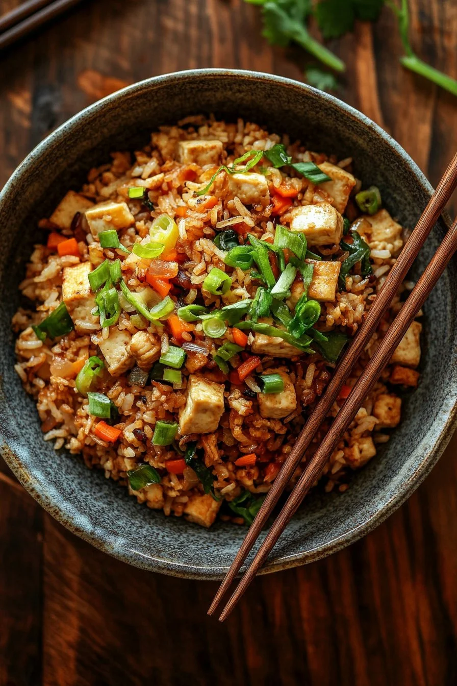 Tofu Stekt Ris