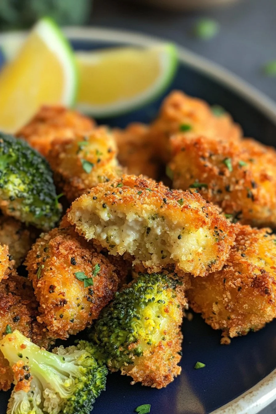 Krispiga Broccoliost Nuggets