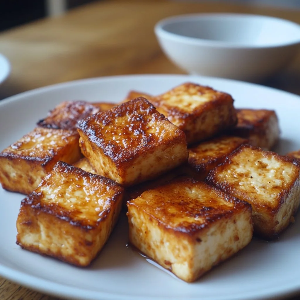 Tofu som smakar kyckling i en smakrik vegetarisk rätt