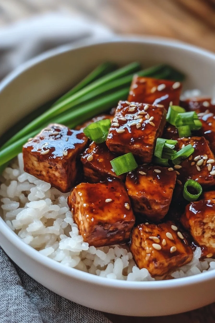 Teriyaki-ingefära tofu