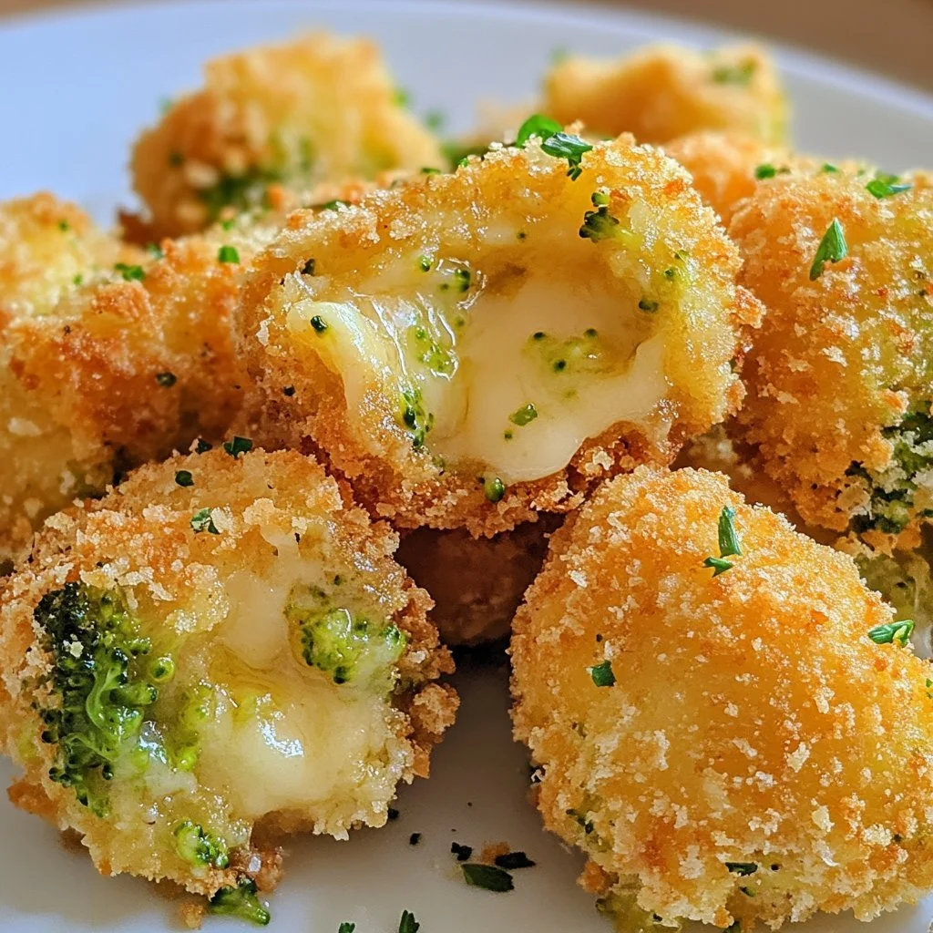 Krispiga Broccoliost Nuggets - hälsosam och god snack med broccoli och ost