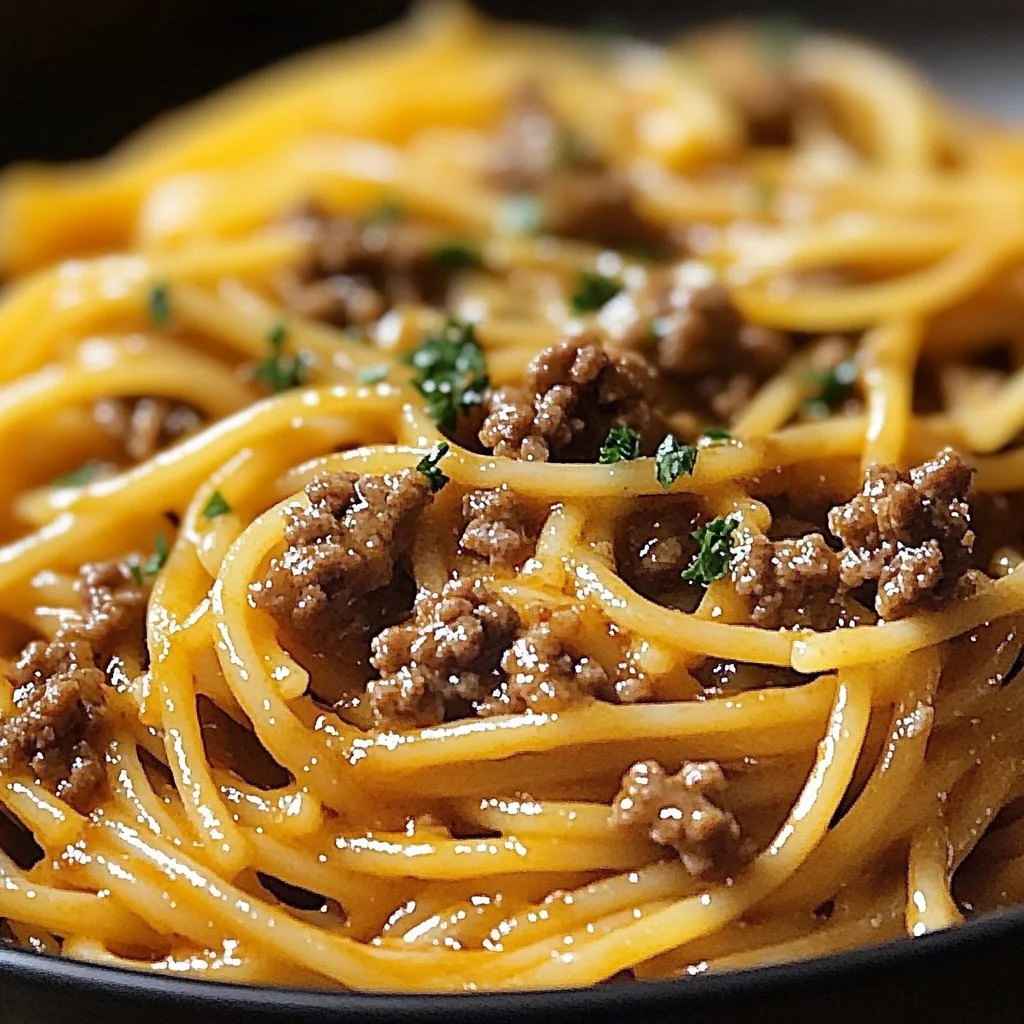 Nötkött och vitlökskrydderpasta - en smakfull måltid