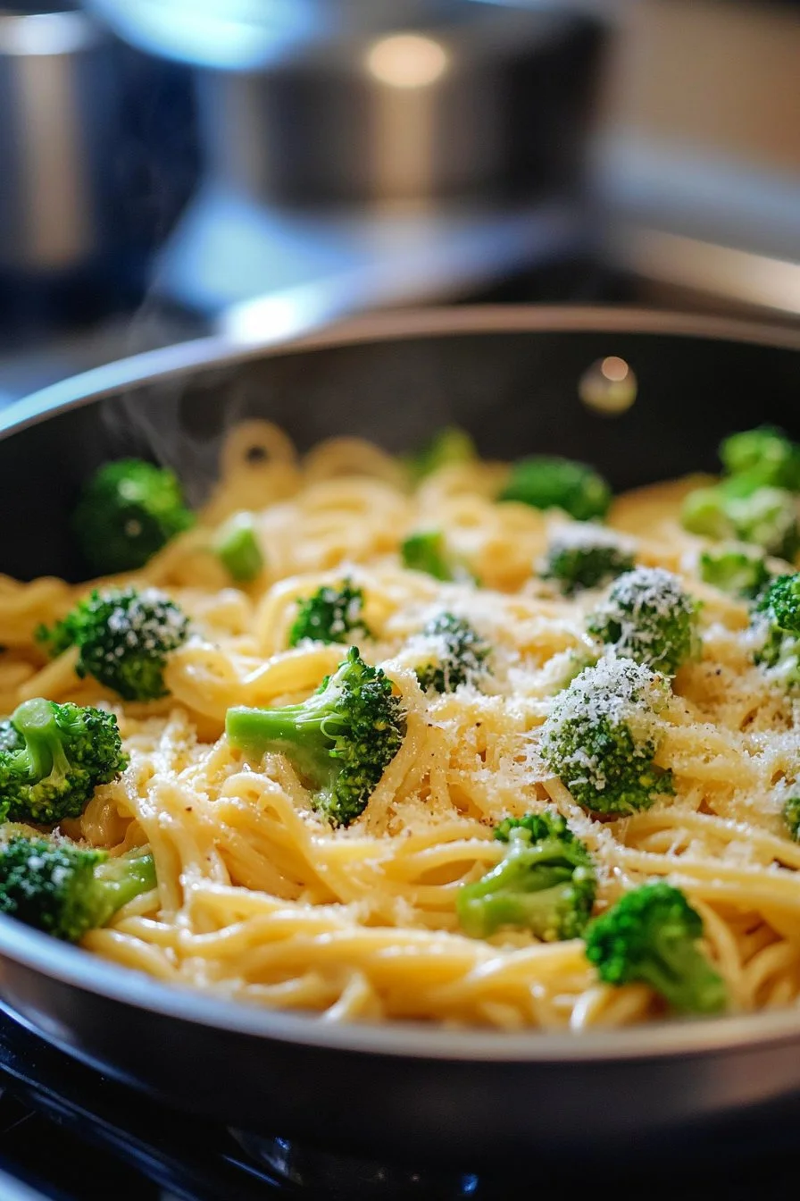 Krämlig Broccoli Pasta – En Gryta!