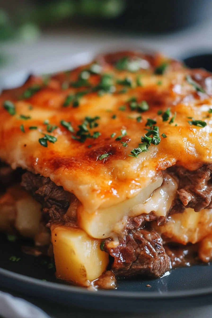 Köksmaskin Laddad Biff- och Potatisbakelse