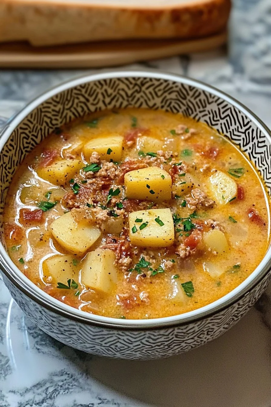 Cajun potatissoppa