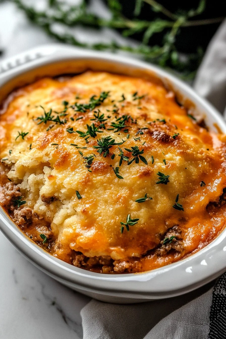 Cheddarbay Köttfärspaj