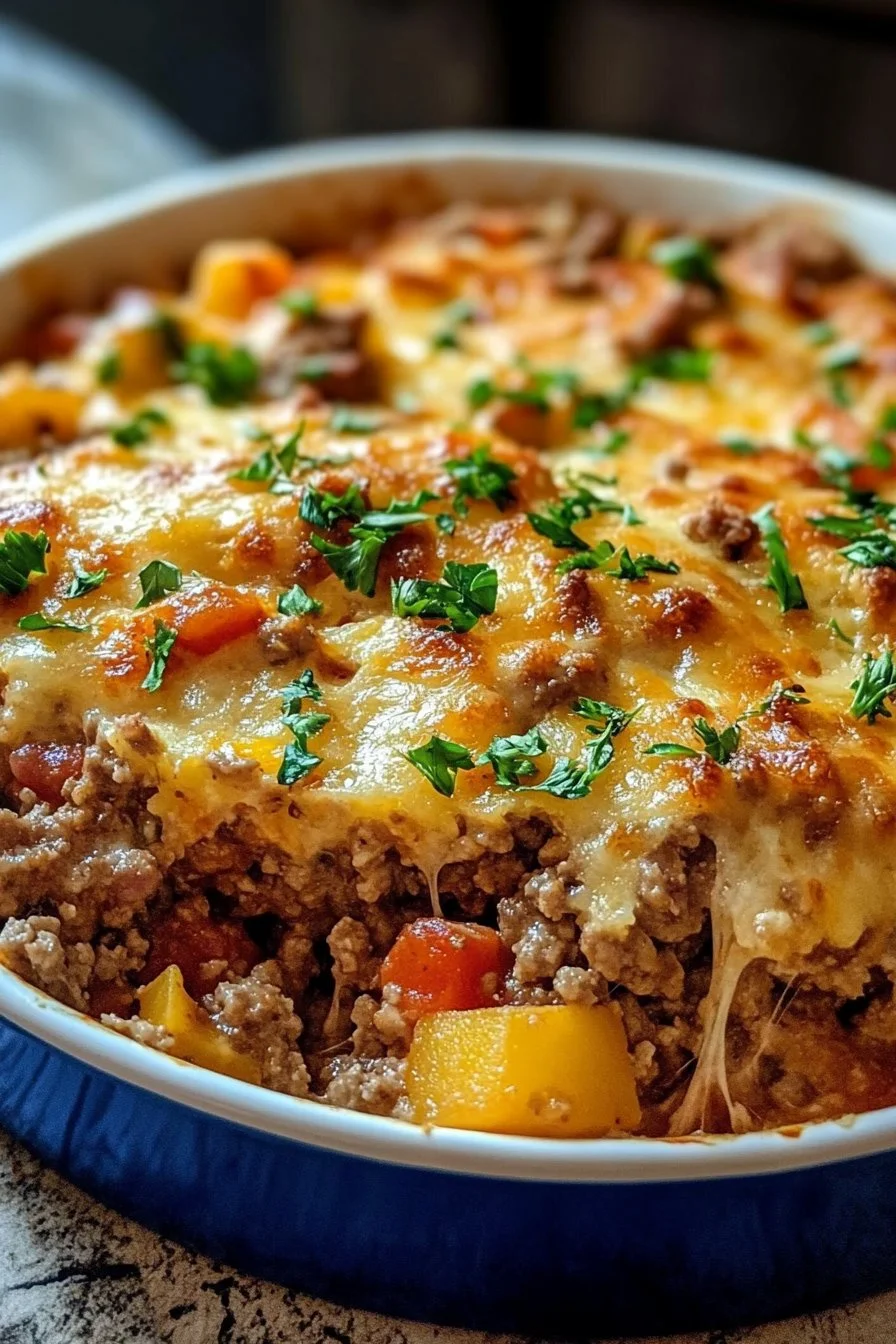 Hobo Casserole med köttfärs