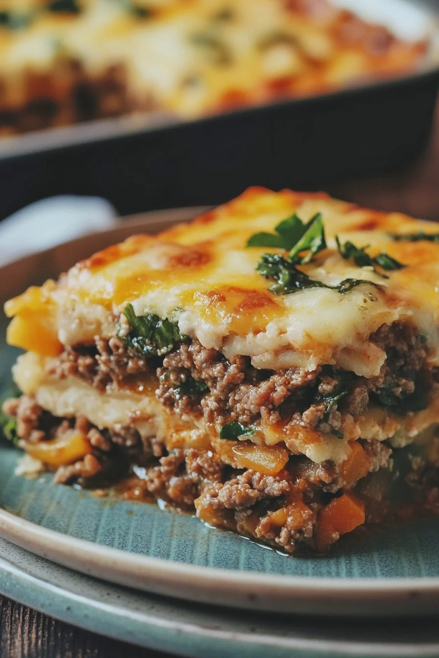 Keto Köttfärsgratäng