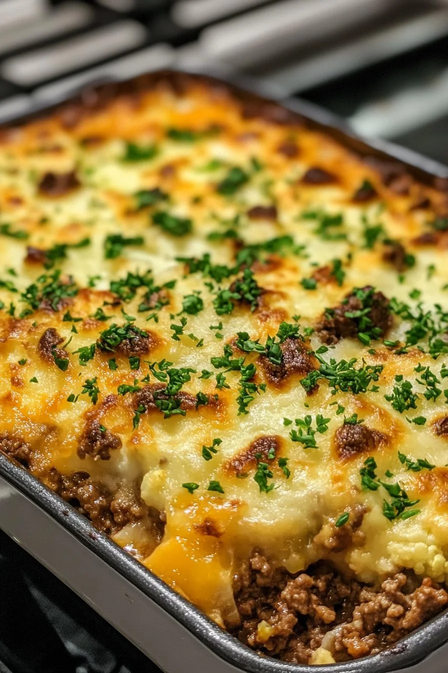 Keto-ostig blomkål och nötköttsgrytan