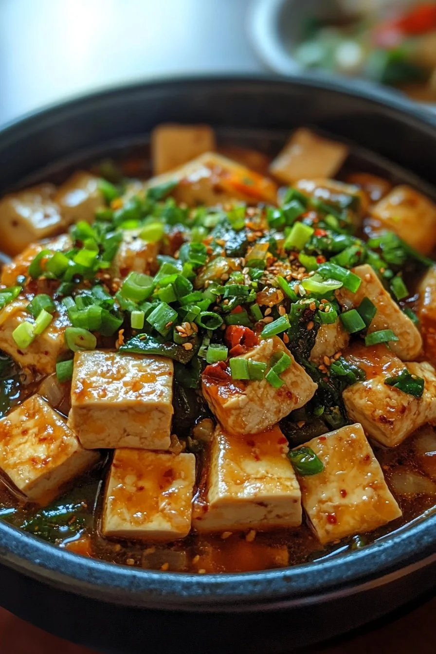 Koreansk bräserad tofu