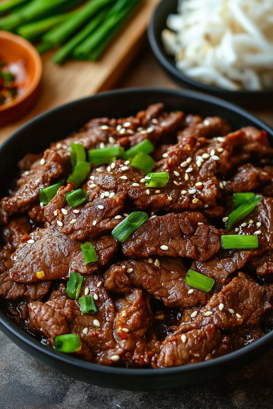 Koreansk nötkött Bulgogi