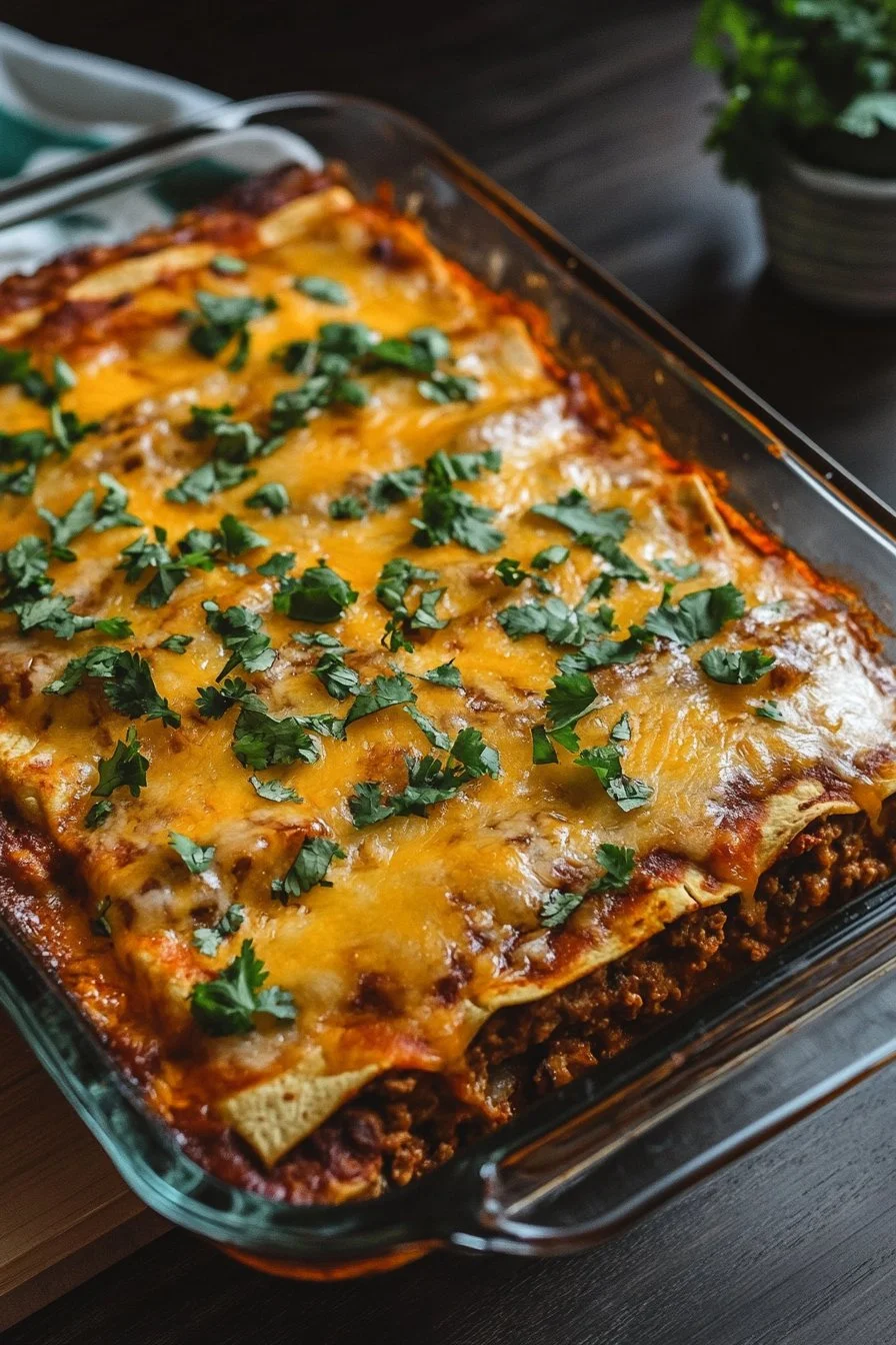 Köttfärs Enchilada Casserole