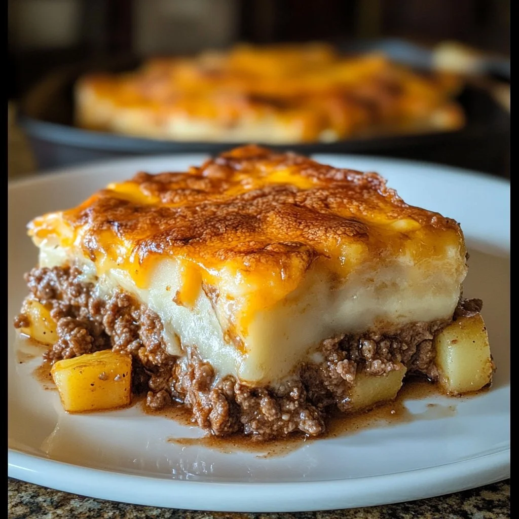 Köttfärs- och potatisgratäng för en smakrik middag