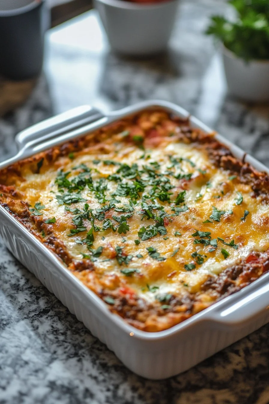 Krämig Burrito Casserole