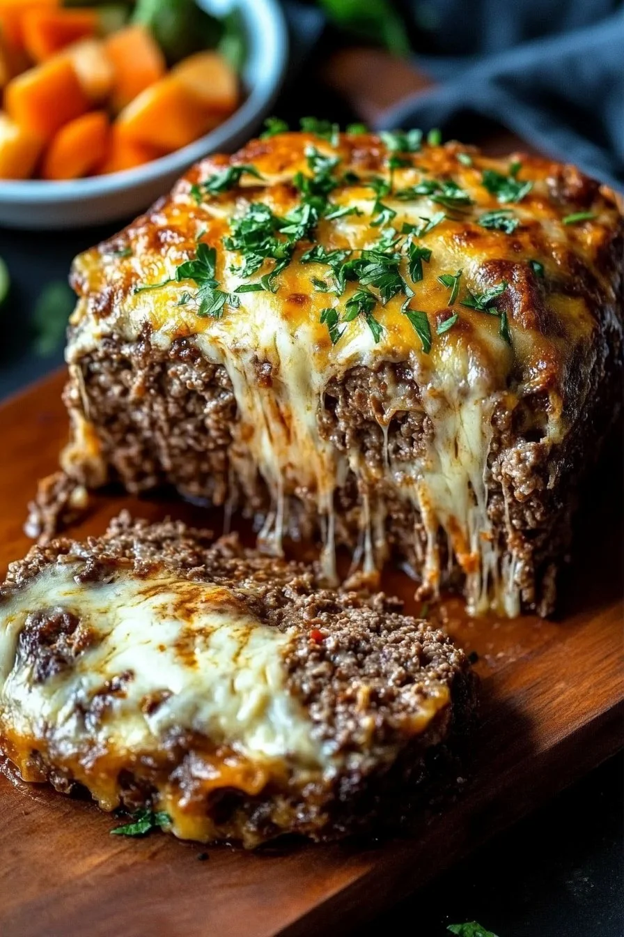 Philly Cheesesteak Köttfärslimpa