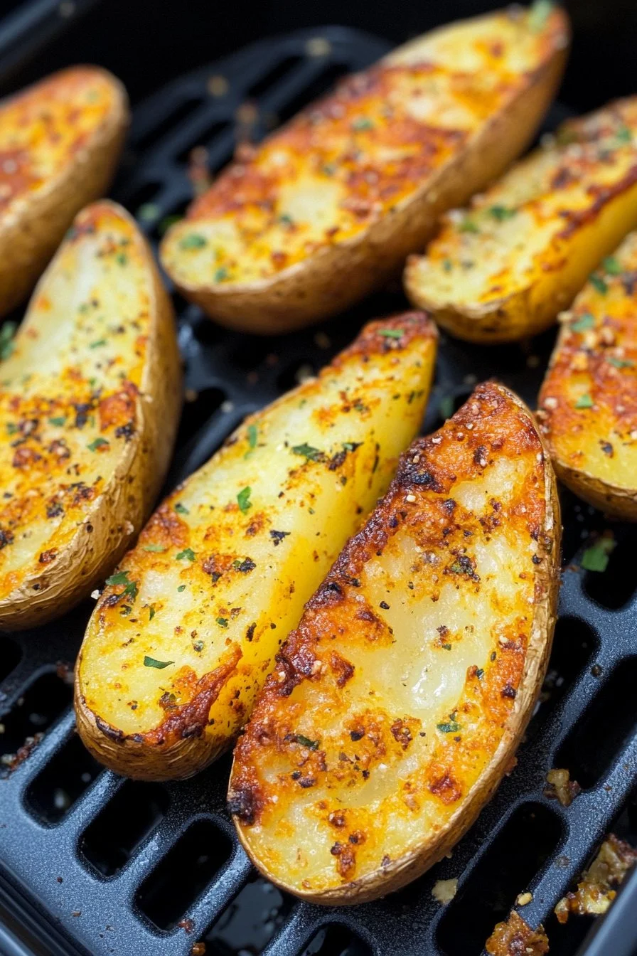 Snabb och Krispig Luftfritös Bakad Potatis