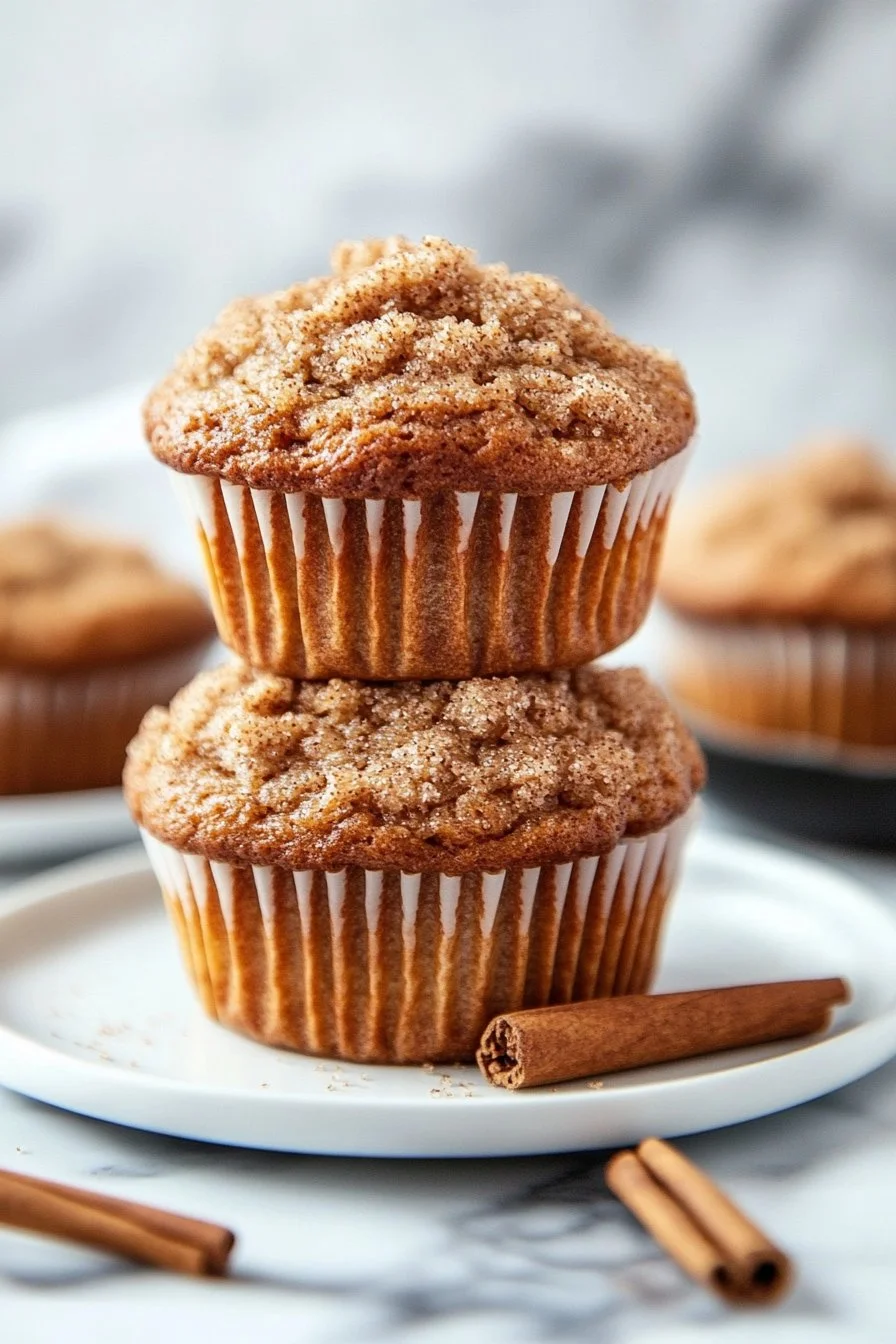 Enkla kanelproteinmuffins