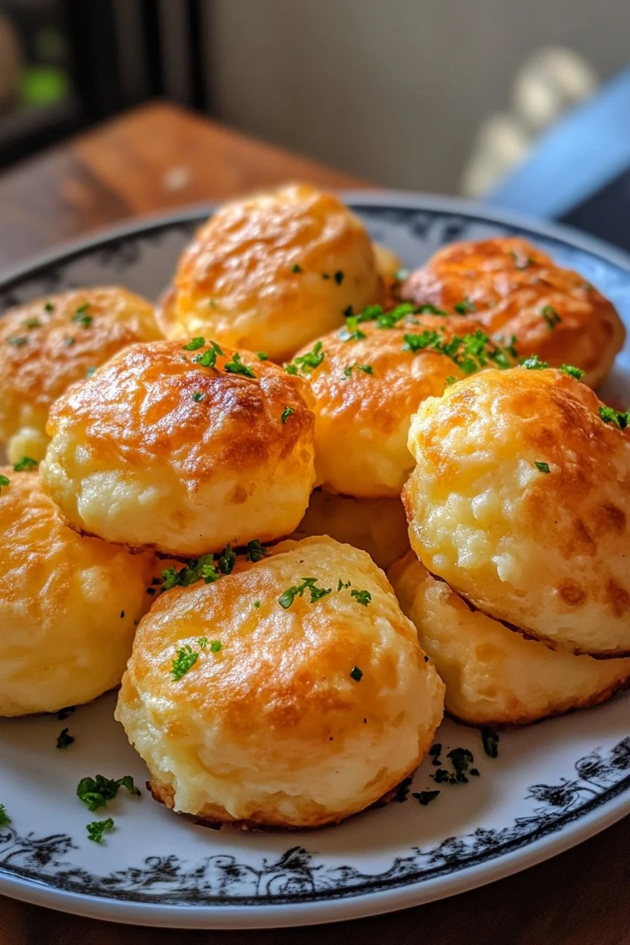 Överblivna mosad potatis ostbollar